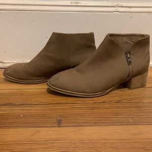 Tan Leather Ankle Boots